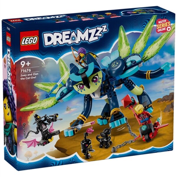 LEGOÂ® DREAMZzzâ¢ Zoey og Katteuglen Zian